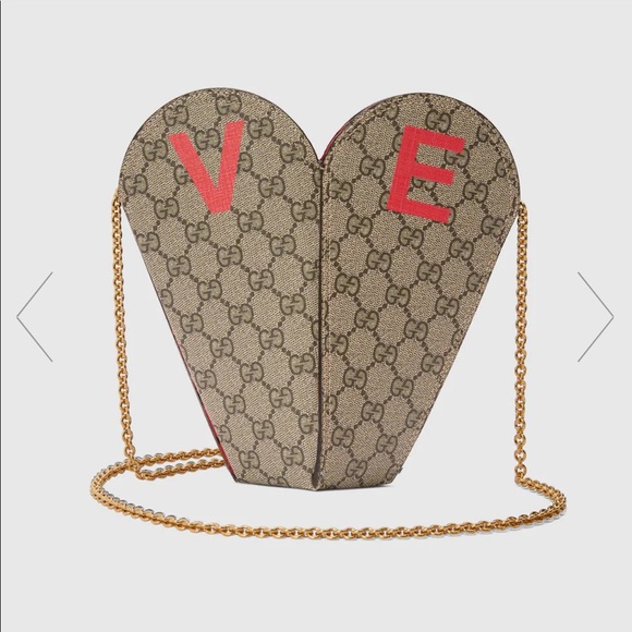 New 💕GUCCI VALENTINES DAY COLLECTION GG SUPREME love Bag ♥️SAINT VALENT… - Picture 12 of 14